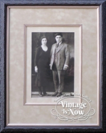 Vintage photo 1920’s custom framed